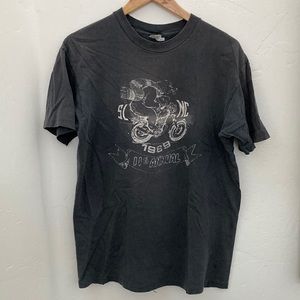 Vintage motorcycle club tee SCMC 1989 L